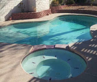 pool cleaning after