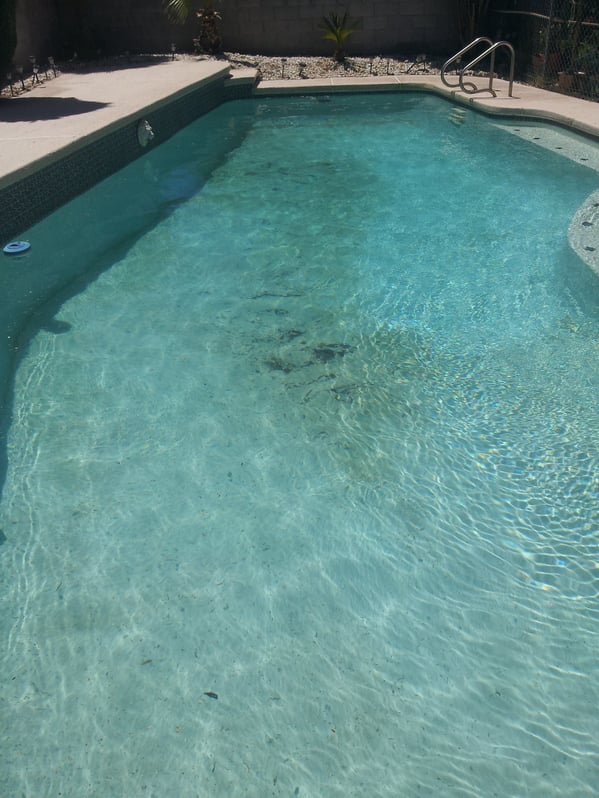 pool no motor before