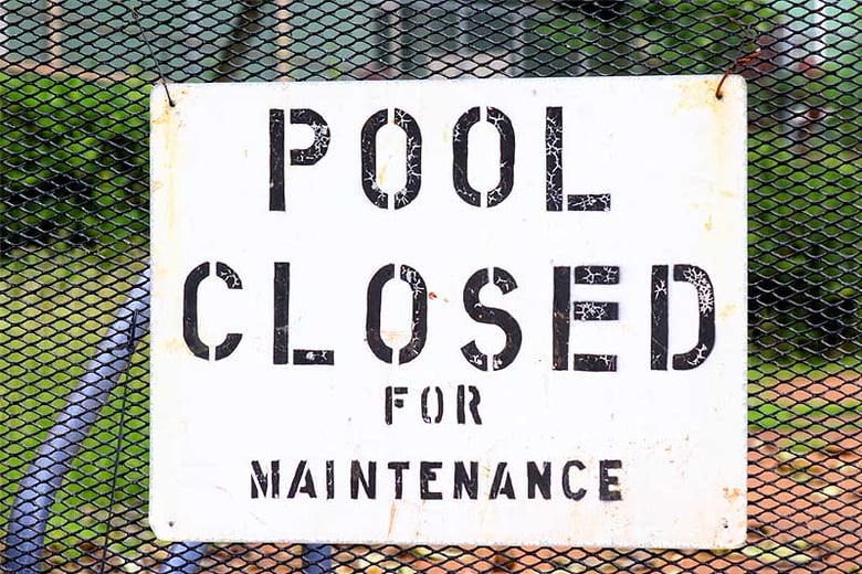 pool maintenance schedule