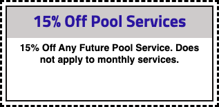 15% Off Pool Services