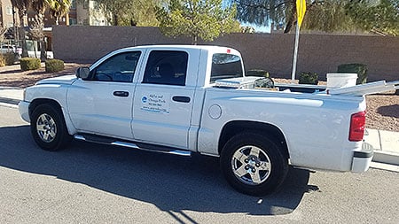 Alpha & Omega Pool Services Truck Alpha & Omega Pool Services Truck